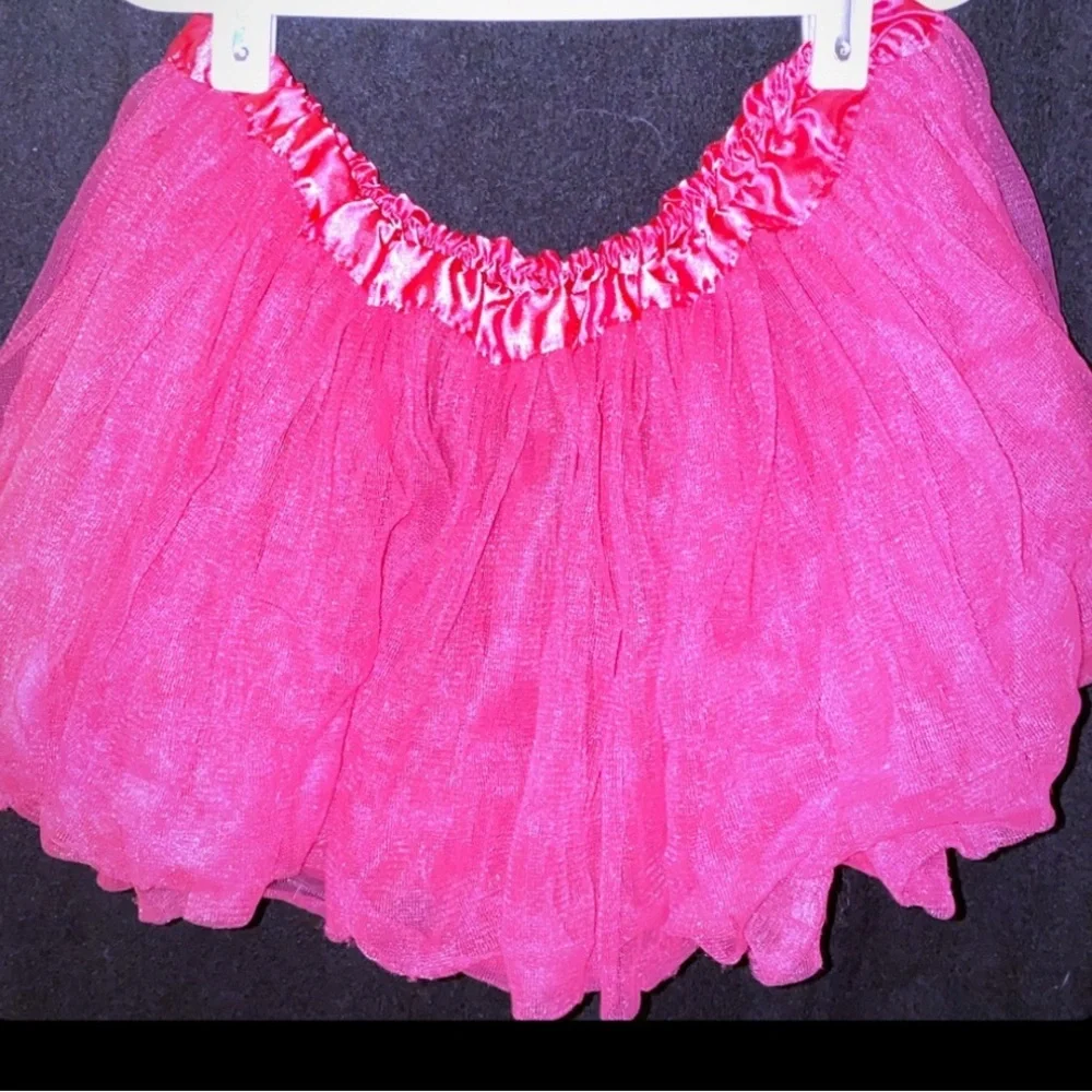 💞 Little Girls One Size Magenta Dance Tutu Skirt